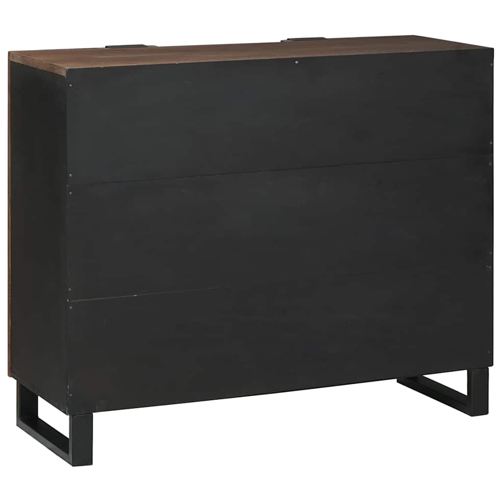 Sideboard Marrone 90 x 33 x 75 cm legno massello di mango - homemem39