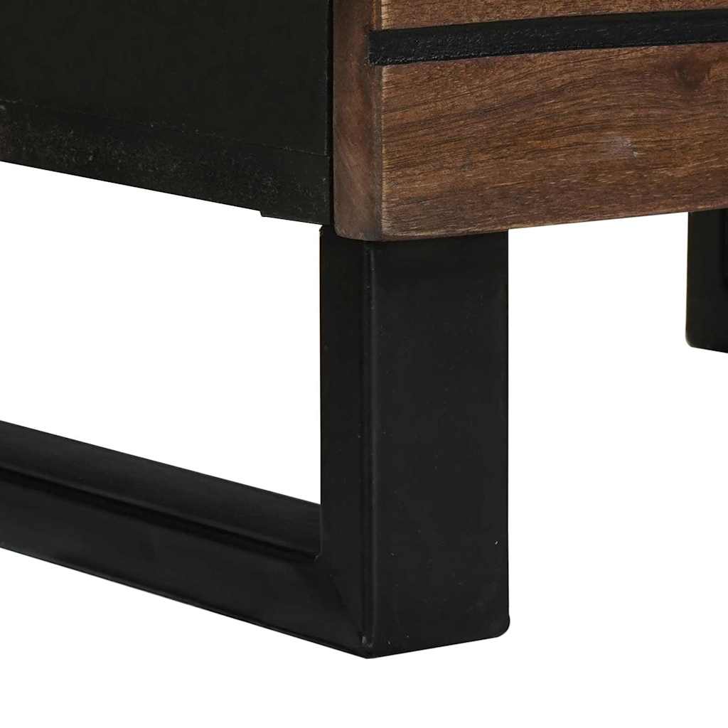 Credenza Marrone 40 x 33 x 110 cm legno massello di mango - homemem39