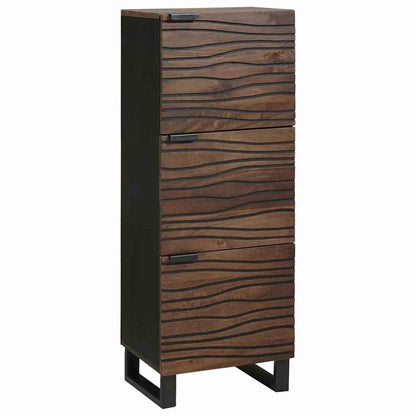 Credenza Marrone 40 x 33 x 110 cm legno massello di mango - homemem39