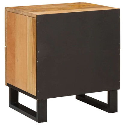 Armadio da Notte con cassetto 2 pcs Naturale 40 x 33 x 46 cm | homemem39