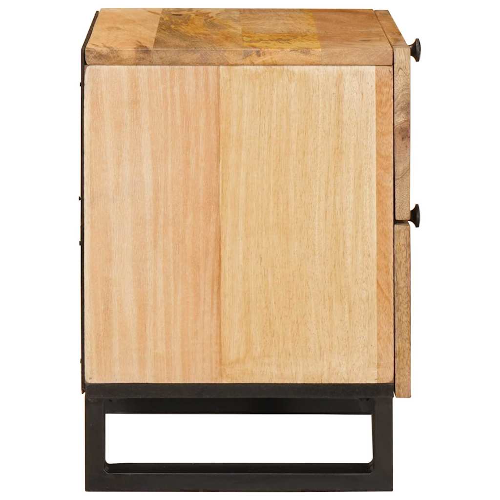 Armadio da Notte con cassetto 2 pcs Naturale 40 x 33 x 46 cm | homemem39