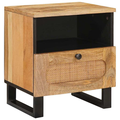Armadio da Notte con cassetto Naturale 40 x 33 x 46 cm | homemem39