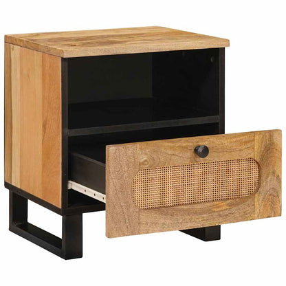 Armadio da Notte con cassetto Naturale 40 x 33 x 46 cm | homemem39