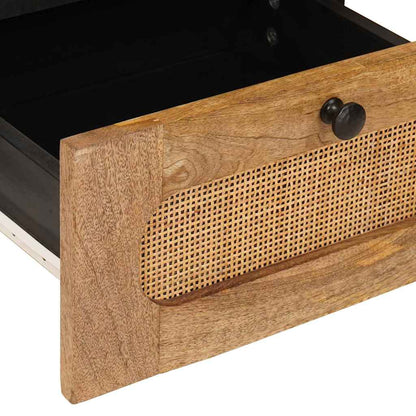 Armadio da Notte con cassetto 2 pcs Naturale 40 x 33 x 46 cm | homemem39