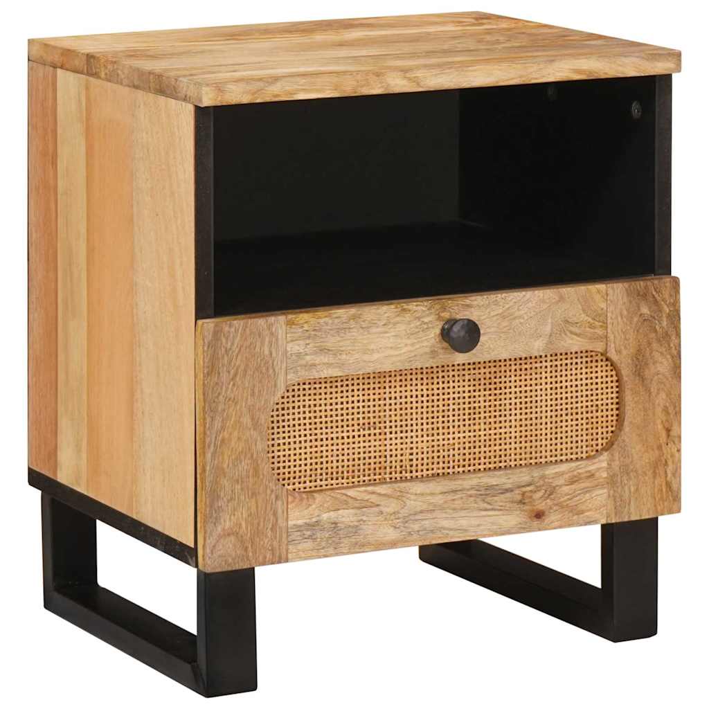 Armadio da Notte con cassetto 2 pcs Naturale 40 x 33 x 46 cm | homemem39