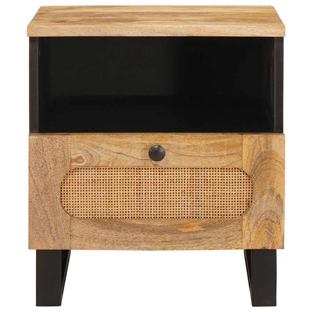 Armadio da Notte con cassetto 2 pcs Naturale 40 x 33 x 46 cm | homemem39