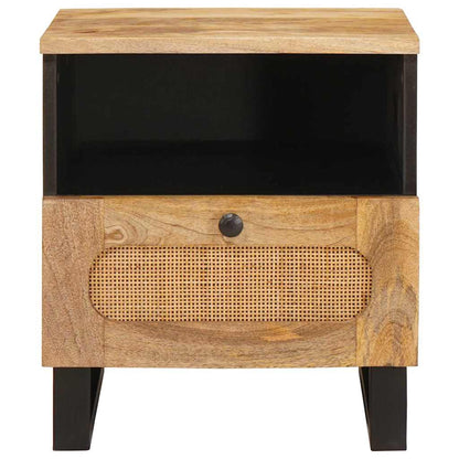 Armadio da Notte con cassetto 2 pcs Naturale 40 x 33 x 46 cm | homemem39