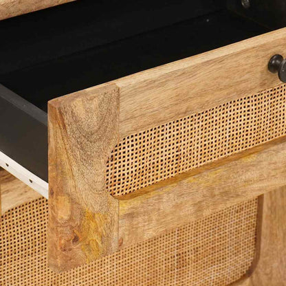 Armadio da Notte con cassetto Naturale 50 x 33 x 60 cm | homemem39