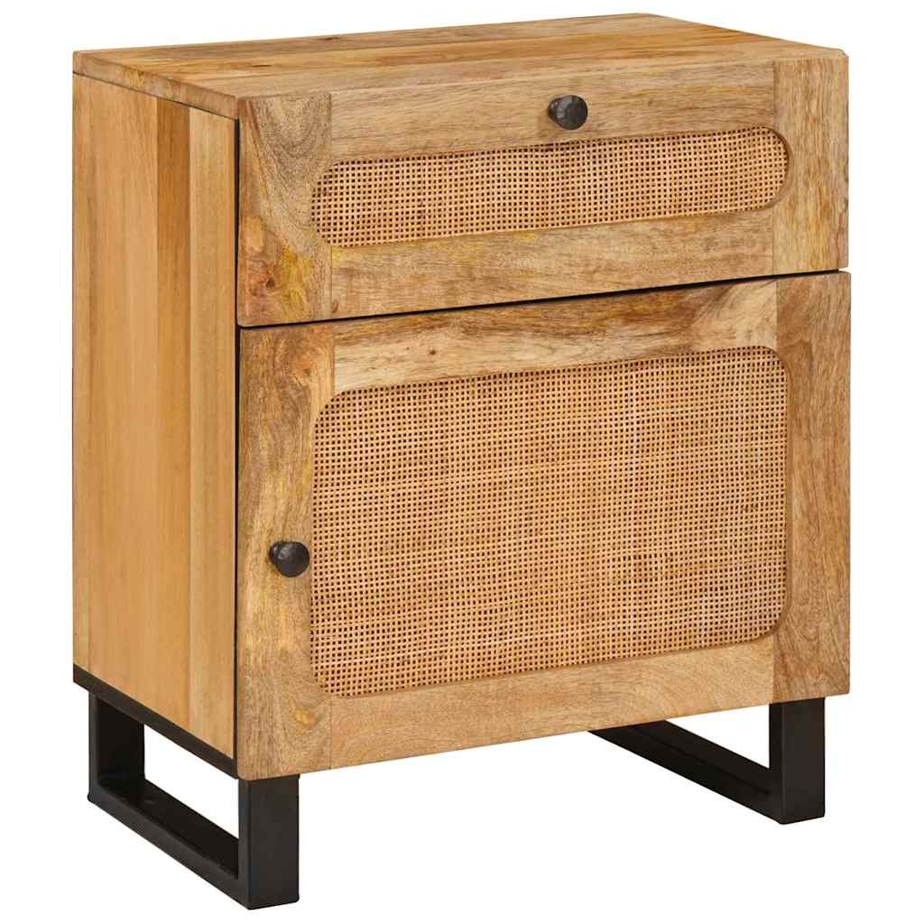 Armadio da Notte con cassetto Naturale 50 x 33 x 60 cm | homemem39