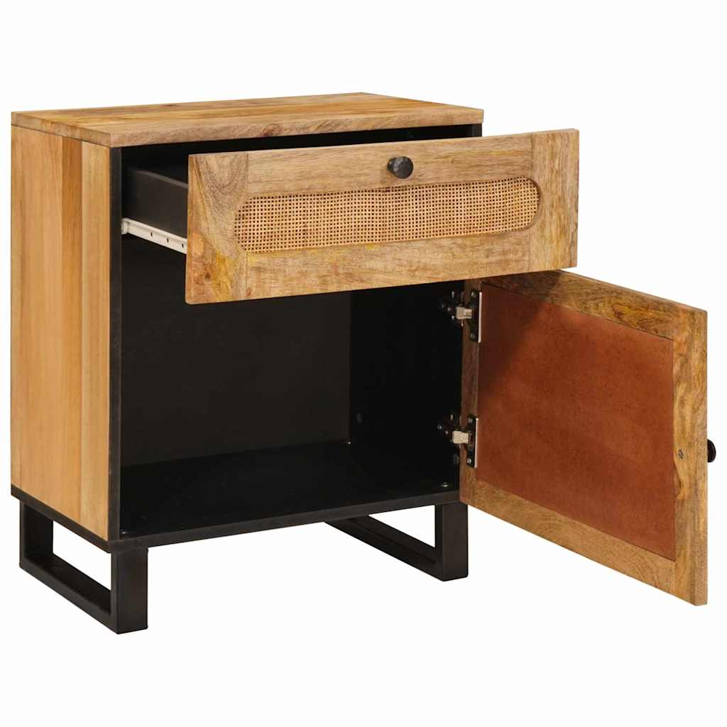 Armadio da Notte con cassetto Naturale 50 x 33 x 60 cm | homemem39