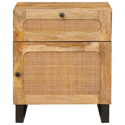 Armadio da Notte con cassetto Naturale 50 x 33 x 60 cm | homemem39