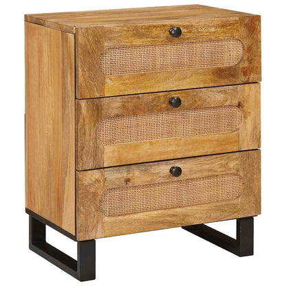 Armadio da Notte con cassetto Naturale 50 x 33 x 62 cm | homemem39