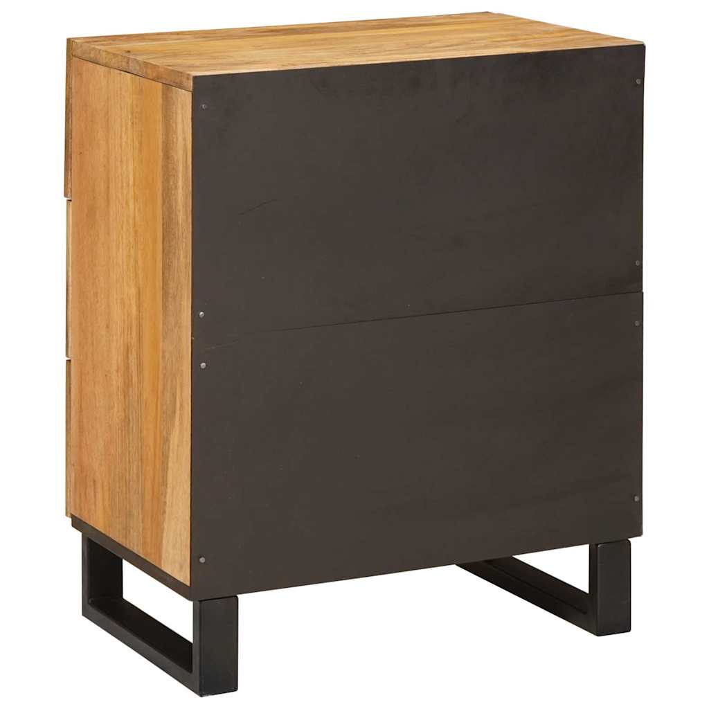 Armadio da Notte con cassetto Naturale 50 x 33 x 62 cm | homemem39