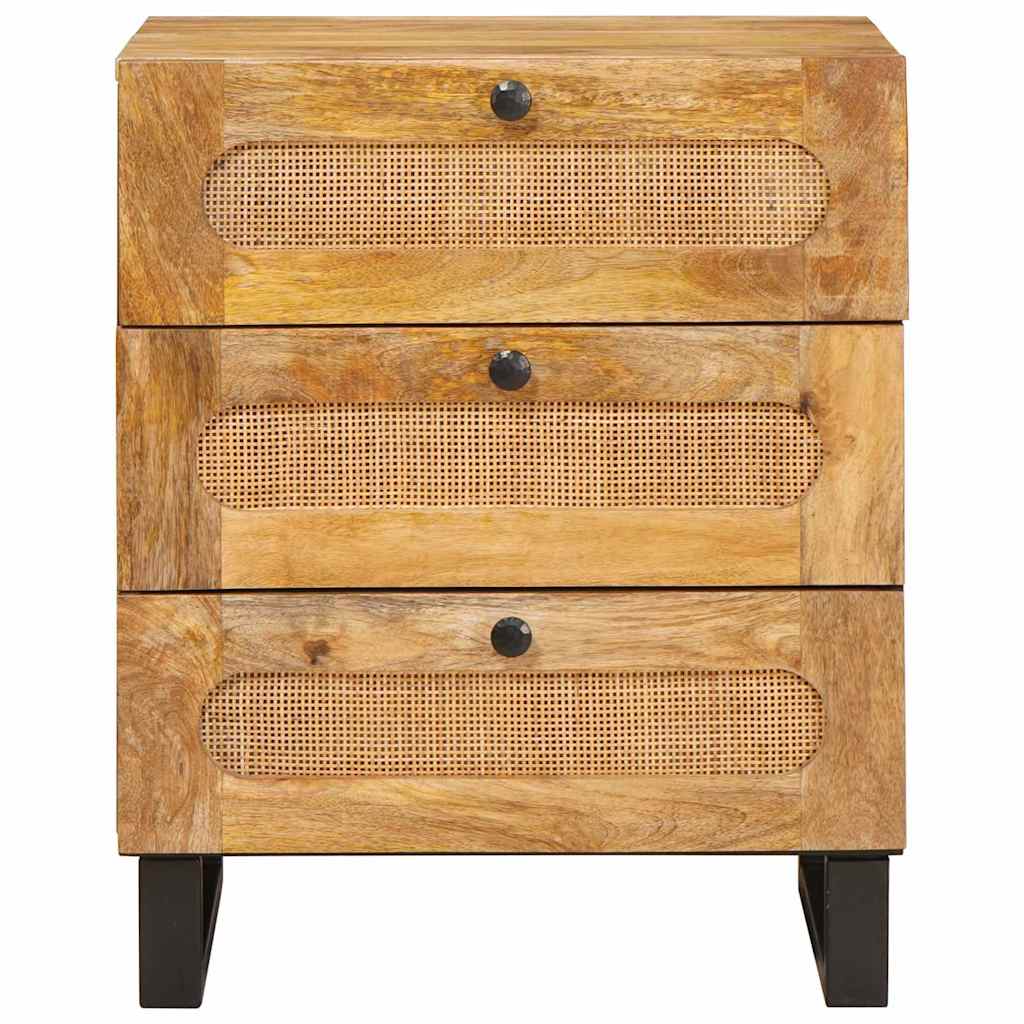 Armadio da Notte con cassetto Naturale 50 x 33 x 62 cm | homemem39