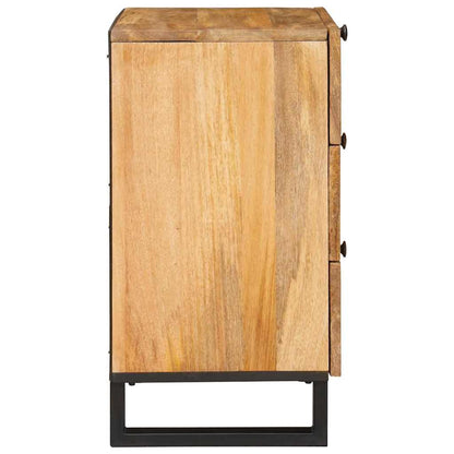 Armadio da Notte con cassetto Naturale 50 x 33 x 62 cm | homemem39