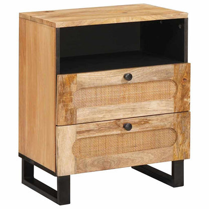 Armadio da Notte con cassetto Naturale 50 x 33 x 62 cm | homemem39