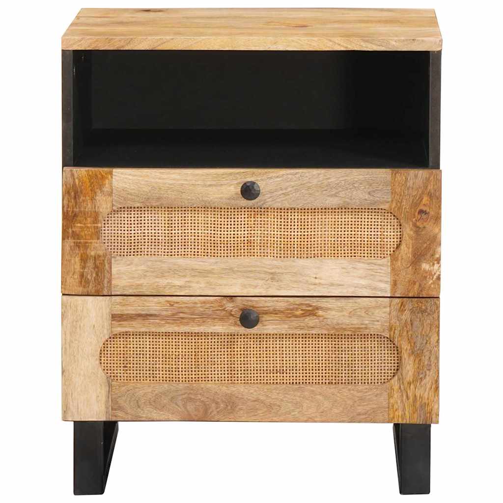 Armadio da Notte con cassetto Naturale 50 x 33 x 62 cm | homemem39