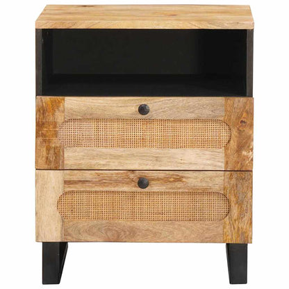 Armadio da Notte con cassetto Naturale 50 x 33 x 62 cm | homemem39
