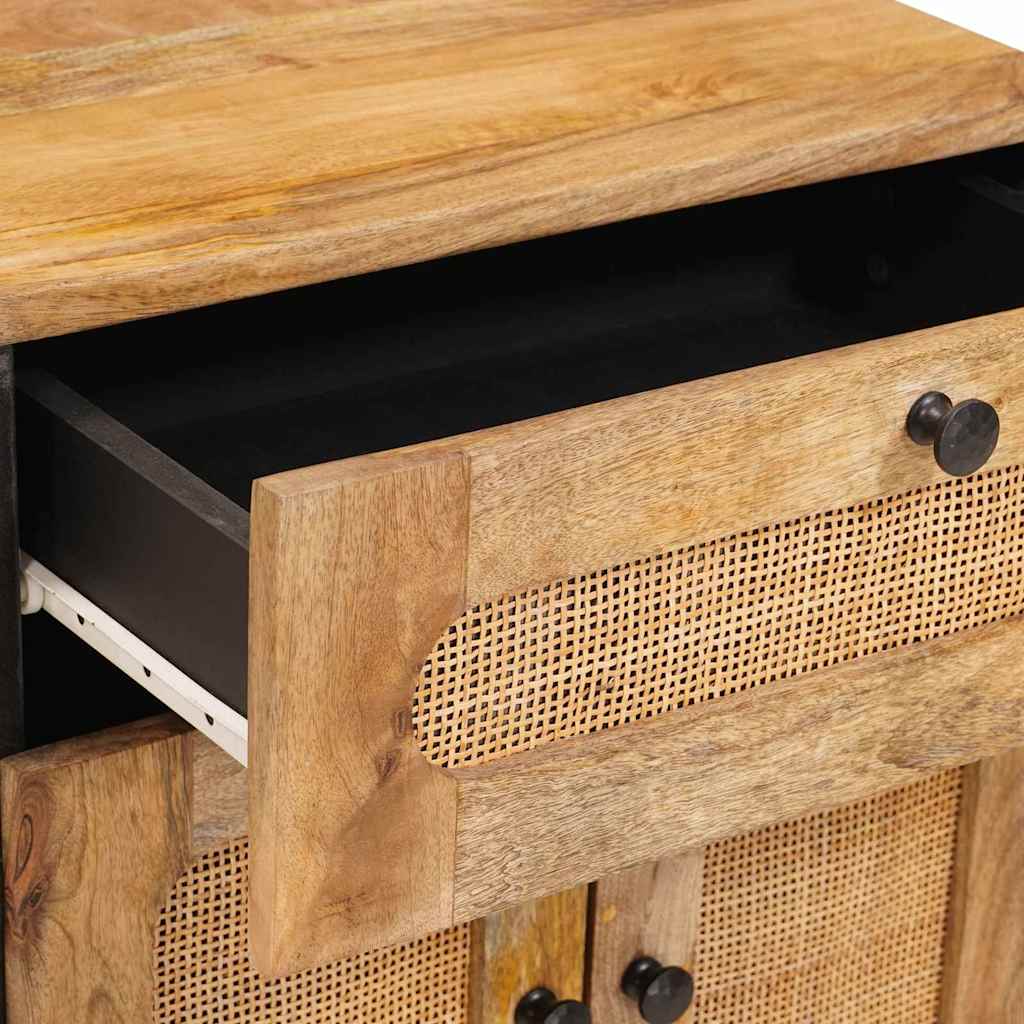 Armadio da Notte con cassetto Naturale 50 x 33 x 60 cm | homemem39