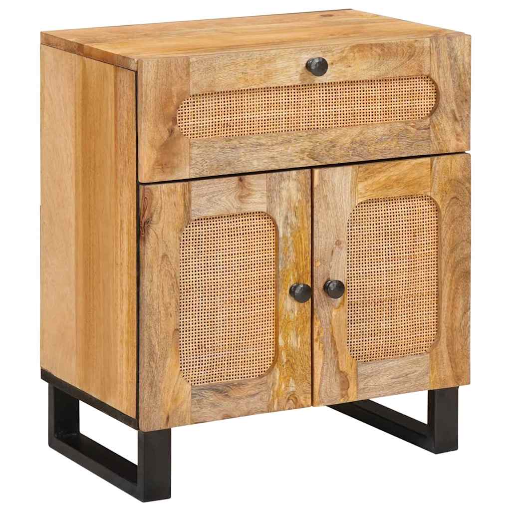 Armadio da Notte con cassetto Naturale 50 x 33 x 60 cm | homemem39