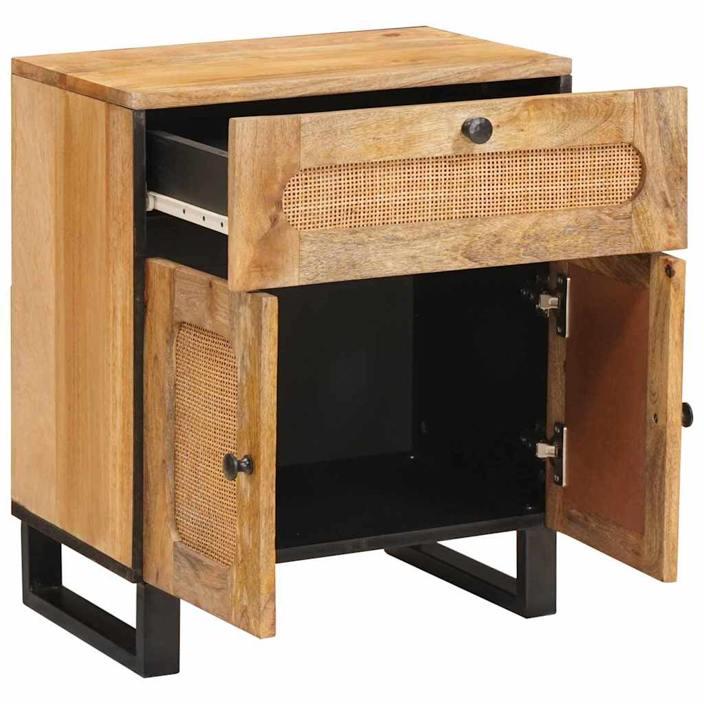Armadio da Notte con cassetto Naturale 50 x 33 x 60 cm | homemem39