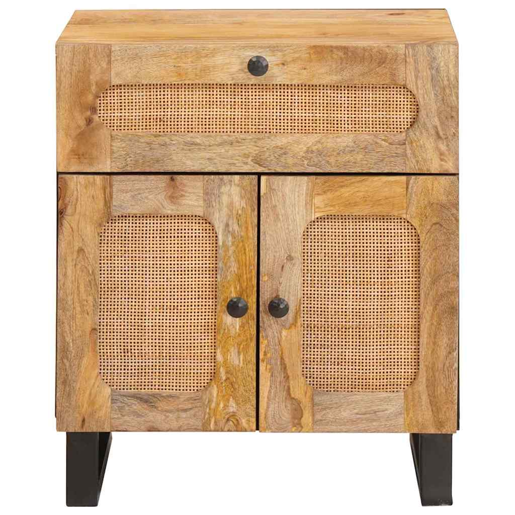 Armadio da Notte con cassetto Naturale 50 x 33 x 60 cm | homemem39