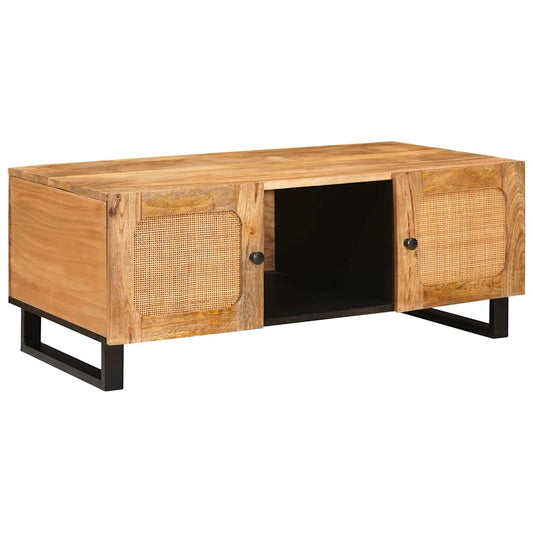 Tavolino da salotto Rovere artigianale 100 x 54 x 40 cm | homemem39