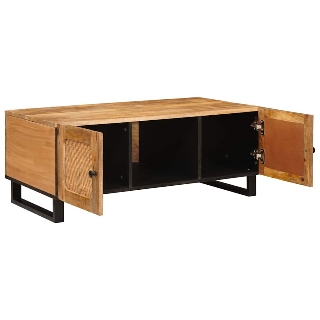 Tavolino da salotto Rovere artigianale 100 x 54 x 40 cm | homemem39