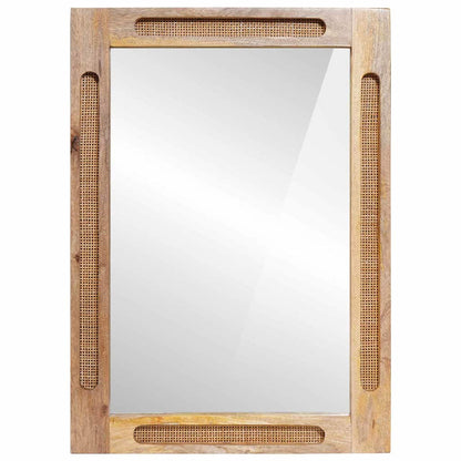 Specchio da bagno con specchio Marrone 50 x 2,5 x 70 cm | homemem39