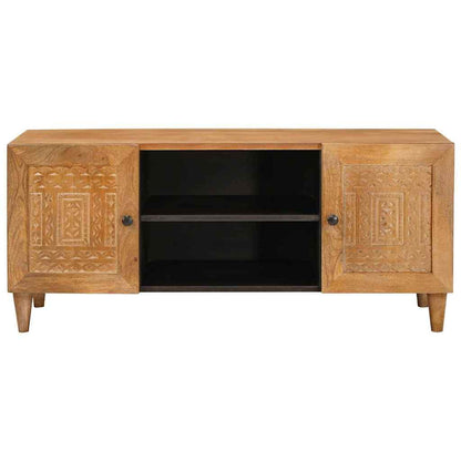 Mobile TV con lo scaffale Marrone chiaro 105 x 33 x 46 cm