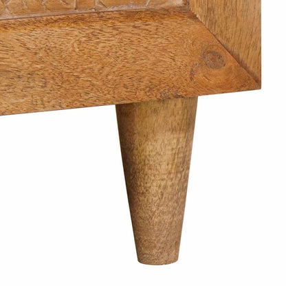Tavolino da salotto con porta Marrone Chiaro 80 x 50 x 40 cm | homemem39