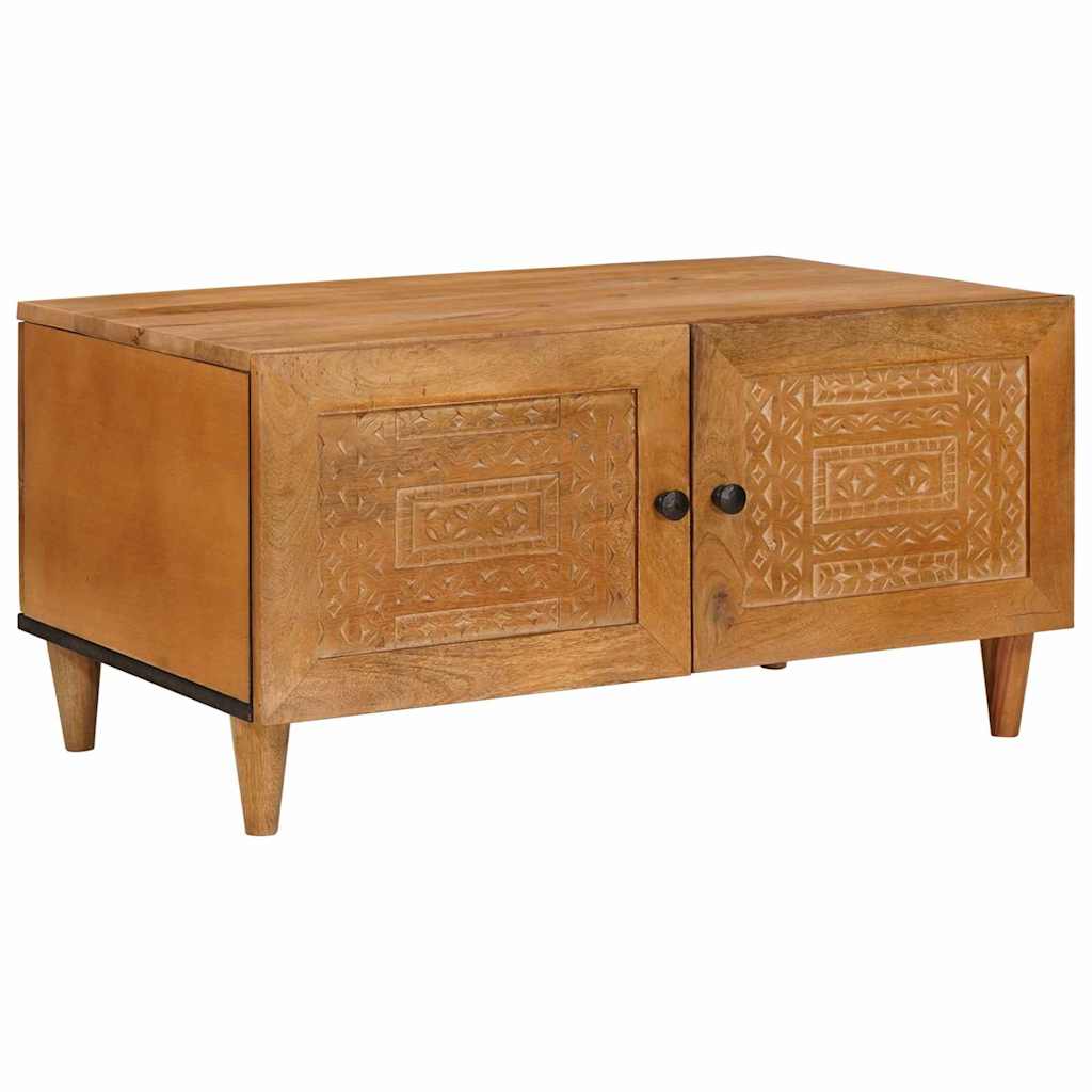 Tavolino da salotto con porta Marrone Chiaro 80 x 50 x 40 cm | homemem39