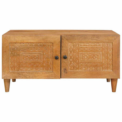 Tavolino da salotto con porta Marrone Chiaro 80 x 50 x 40 cm | homemem39