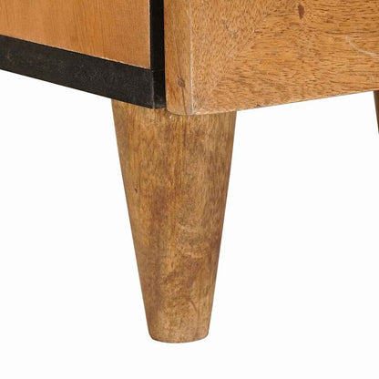 Comodino con cassetto 2 pcs Marrone chiaro 40 x 33 x 46 cm
