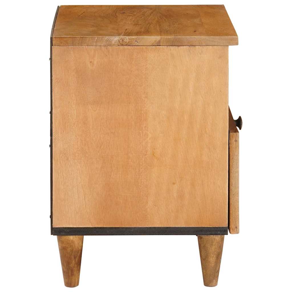Comodino con cassetto 2 pcs Marrone chiaro 40 x 33 x 46 cm