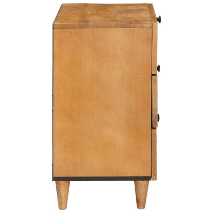 Comodino Marrone chiaro 50 x 33 x 60 cm legno massello di mango