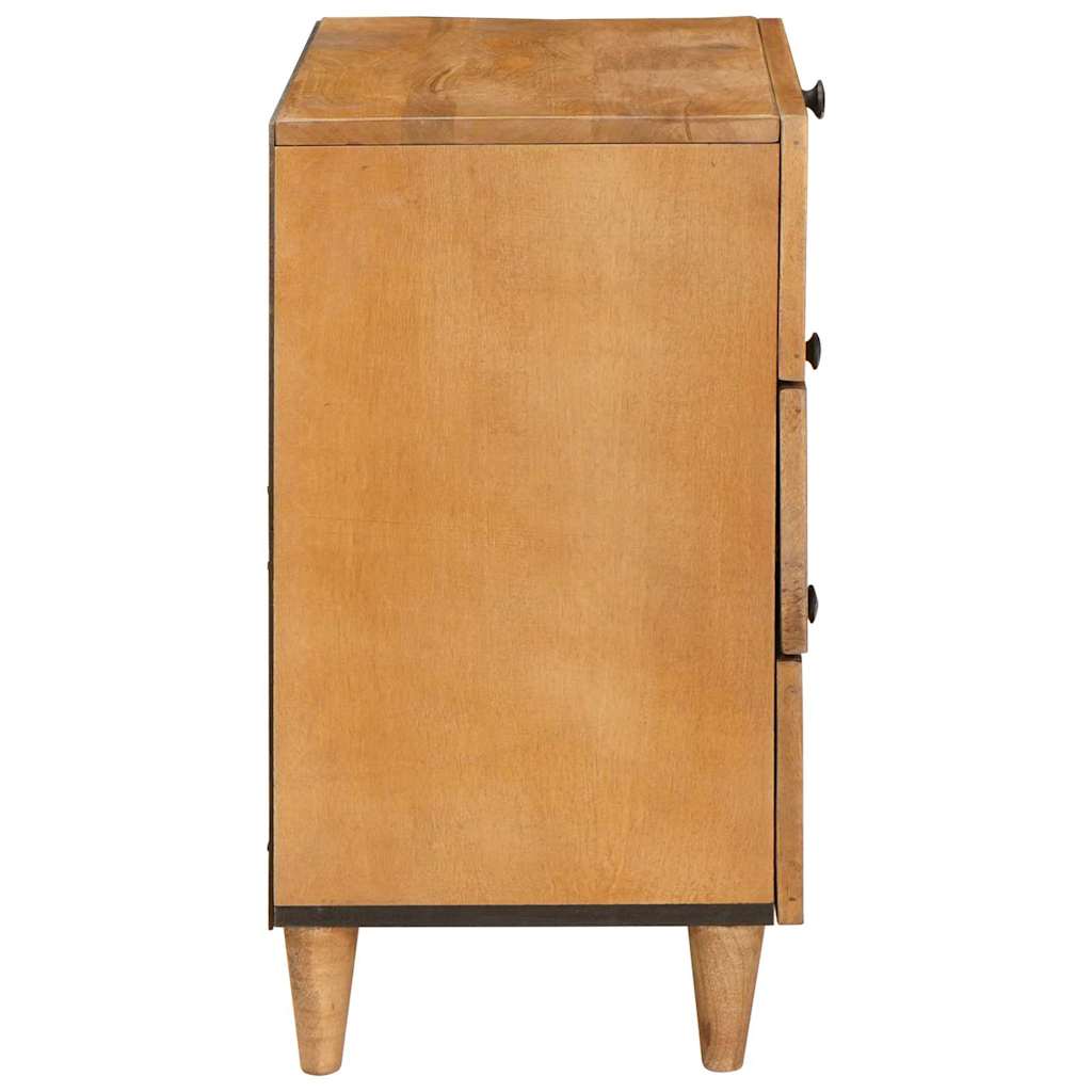 Comodino Marrone chiaro 50 x 33 x 60 cm legno massello di mango - homemem39