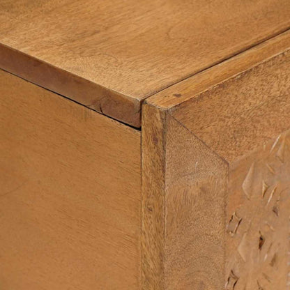 Tavolino da salotto con porta Marrone Chiaro 100 x 54 x 40 cm