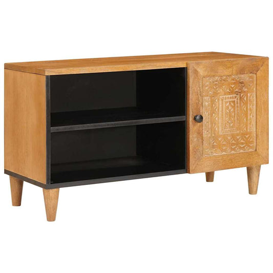 Mobile TV con lo scaffale Marrone chiaro 80 x 33 x 46 cm