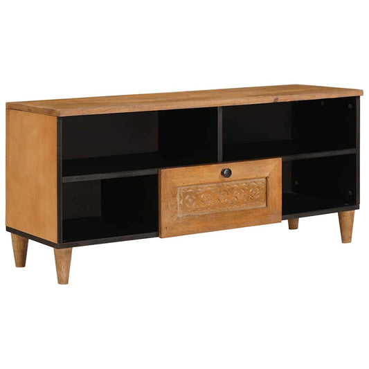 Mobile TV con cassetto Marrone chiaro 105 x 33 x 46 cm
