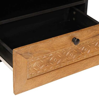 Mobile TV con cassetto Marrone chiaro 80 x 33 x 46 cm