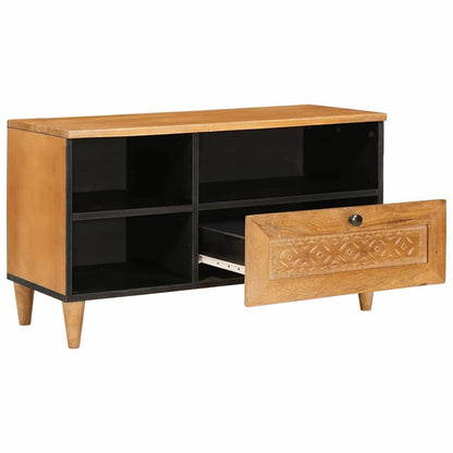 Mobile TV con cassetto Marrone chiaro 80 x 33 x 46 cm
