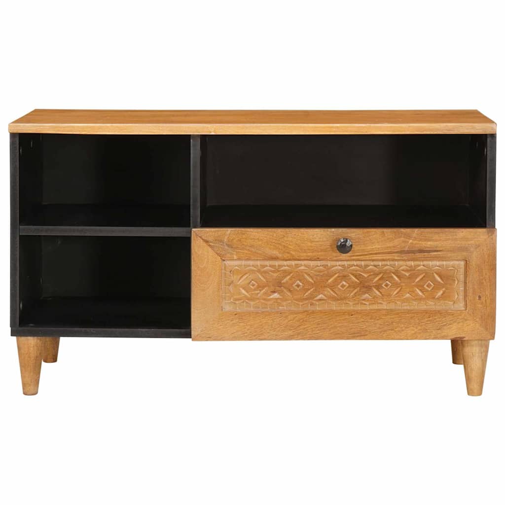 Mobile TV con cassetto Marrone chiaro 80 x 33 x 46 cm
