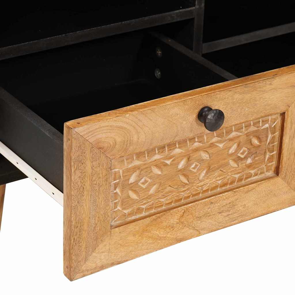 Mobile TV con cassetto Marrone chiaro 100 x 33 x 46 cm