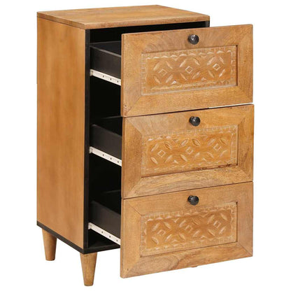 Credenza con cassetto Marrone chiaro 33.5 x 40 x 75 cm - homemem39