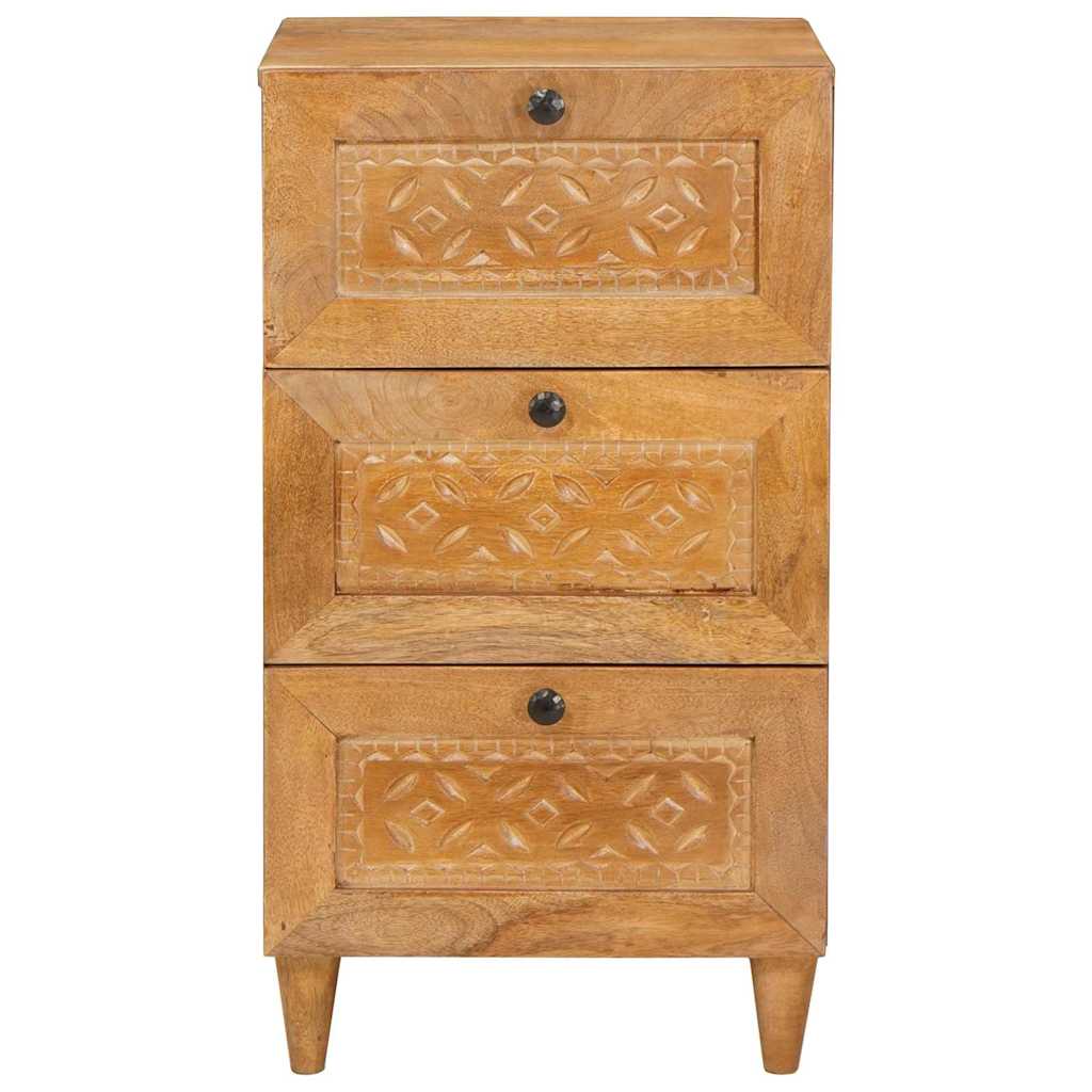 Credenza con cassetto Marrone chiaro 33.5 x 40 x 75 cm - homemem39