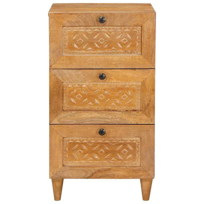 Credenza con cassetto Marrone chiaro 33.5 x 40 x 75 cm - homemem39