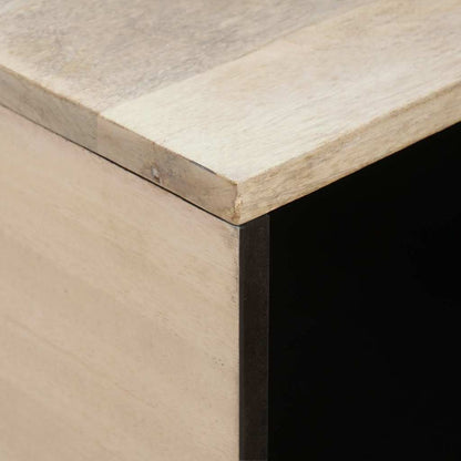 Tavolino da salotto con lo scaffale Beige 80 x 50 x 40 cm