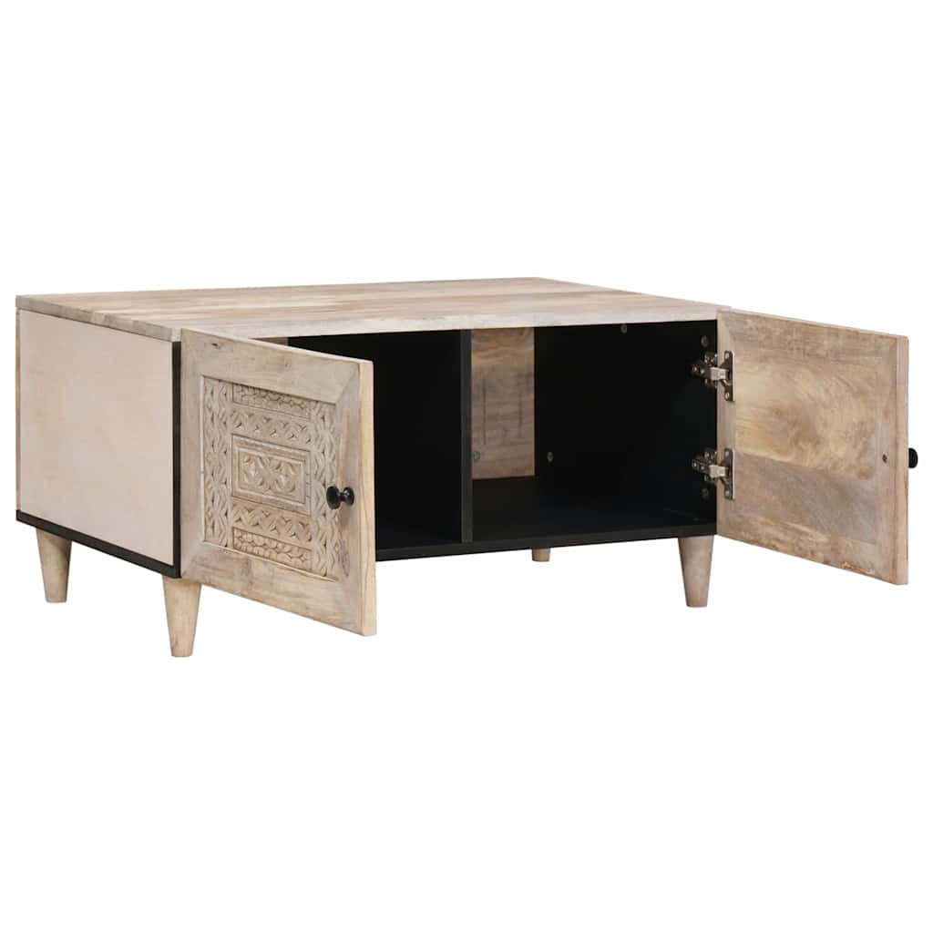 Tavolino da salotto Bianco 80 x 54 x 40 cm Legno ingegnerizzato | homemem39