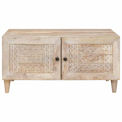 Tavolino da salotto Bianco 80 x 54 x 40 cm Legno ingegnerizzato | homemem39